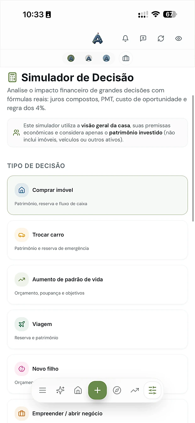 Simulador de Decisão do Atlas